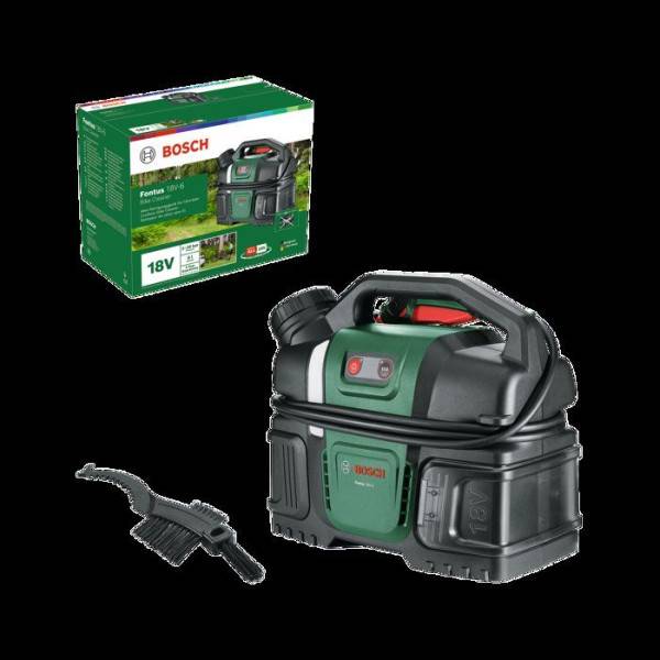 Bosch - Nettoyeur pression (de vélo) sans fil BOSCH - Fontus 18V-6 Bike Cleaner - 18V - 20 bar - 2.2 l/min - Réservoir 6L - Image 1