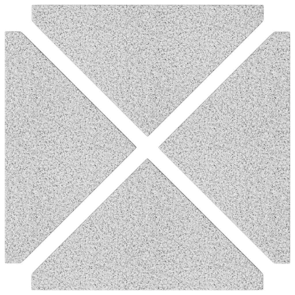 Vidaxl - Ensemble de bases de parasols de jardin 5 pcs granit et acier vidaXL 3318586 - Image 8