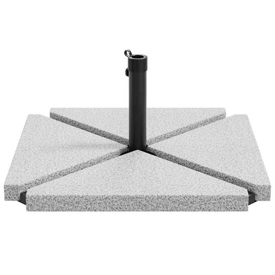 Vidaxl - Ensemble de bases de parasols de jardin 5 pcs granit et acier vidaXL 3318586 - Image 9