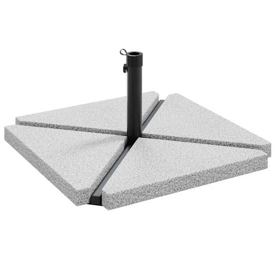 Vidaxl - Ensemble de bases de parasols de jardin 5 pcs granit et acier vidaXL 3318586 - Image 2
