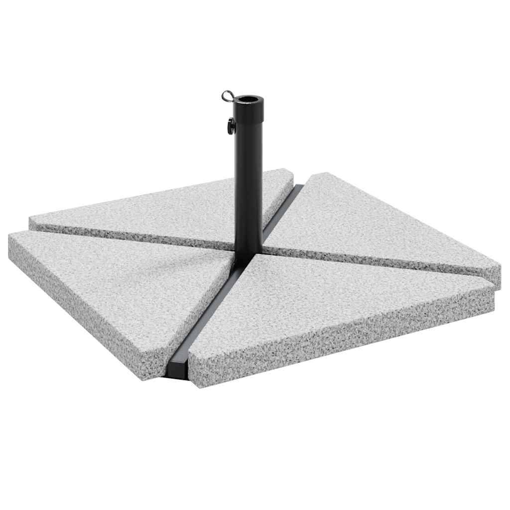 Vidaxl - Ensemble de bases de parasols de jardin 5 pcs granit et acier vidaXL 3318586 - Image 2