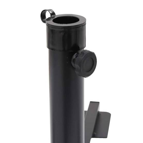 Vidaxl - Ensemble de bases de parasols de jardin 5 pcs granit et acier vidaXL 3318586 - Image 4