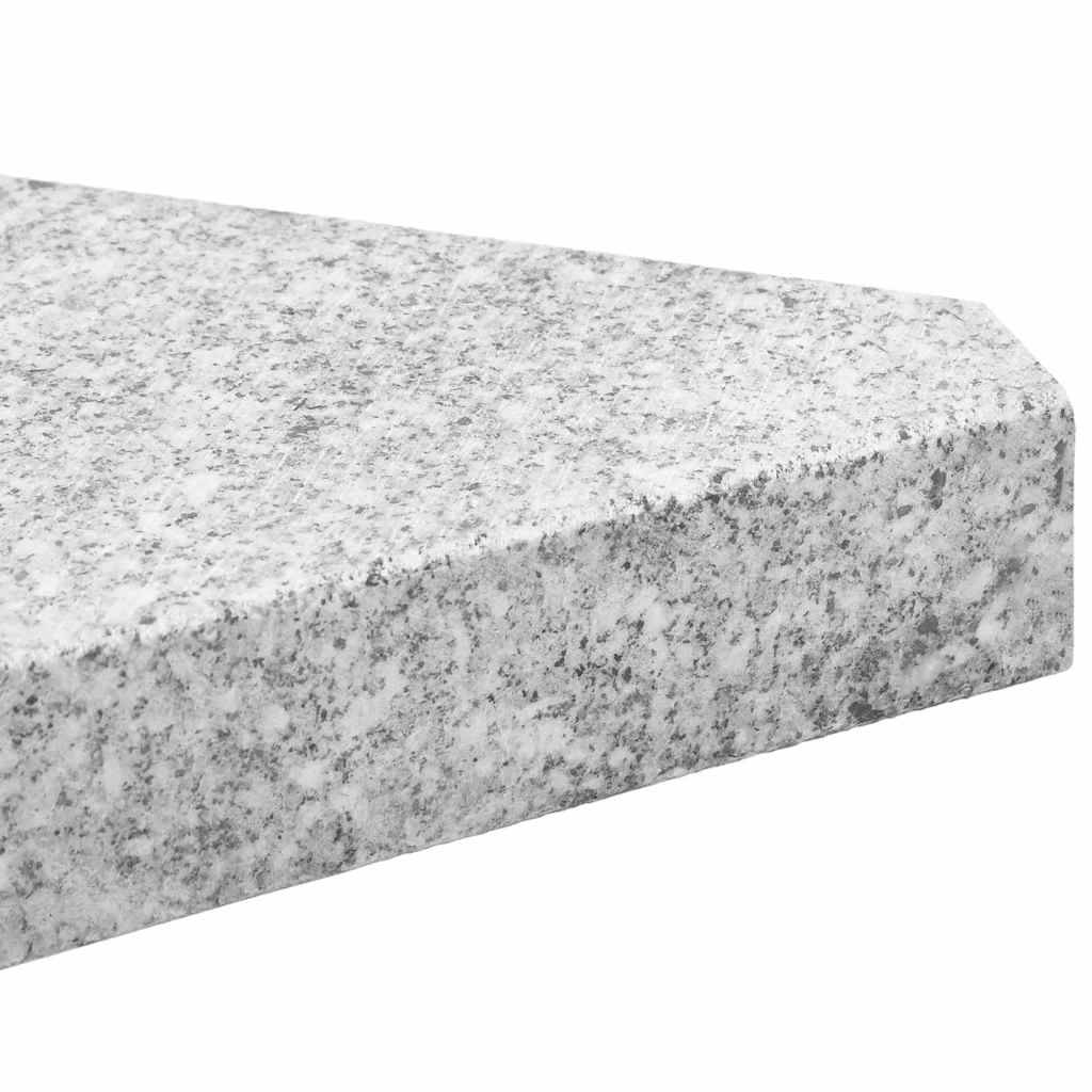 Vidaxl - Ensemble de bases de parasols de jardin 5 pcs granit et acier vidaXL 3318586 - Image 6