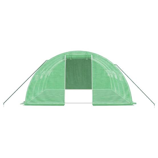 Vidaxl - Serre avec cadre en acier vert 16 m² 4x4x2 m vidaXL 3188061 - Image 10