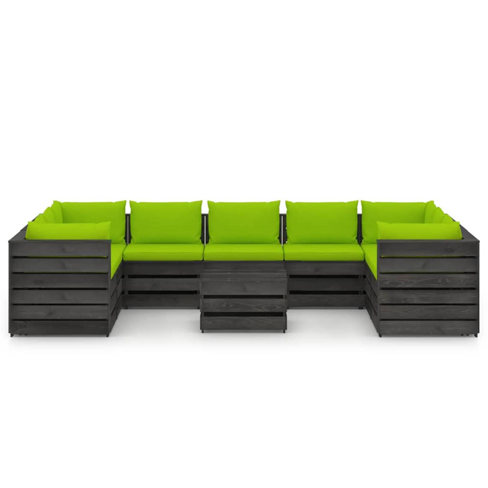 Vidaxl - Salon détente en palette avec coussins colorés - vidaXL - Imagen 1