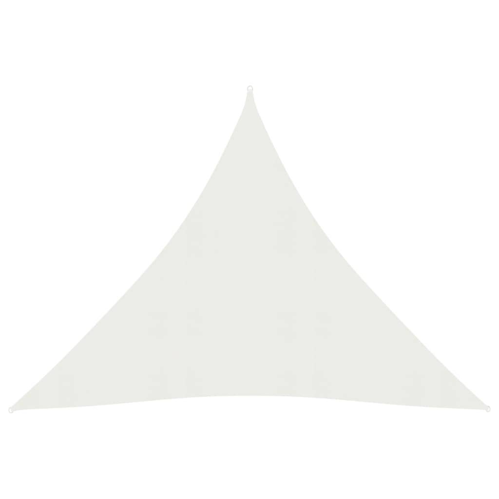 Helloshop26 - Voile toile d'ombrage parasol 160 g/m² 4 x 4 x 4 m PEHD blanc - Imagen 1