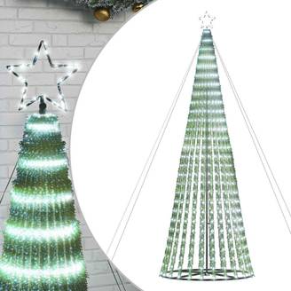 Sapin De Noël - Arbre de Noël lumineux conique 1028 LED blanc froid 403 cm