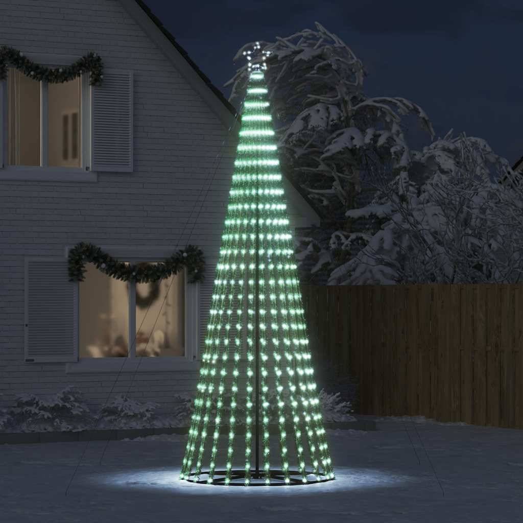 Sapin De Noël - Arbre de Noël lumineux conique 1028 LED blanc froid 403 cm - Image 3