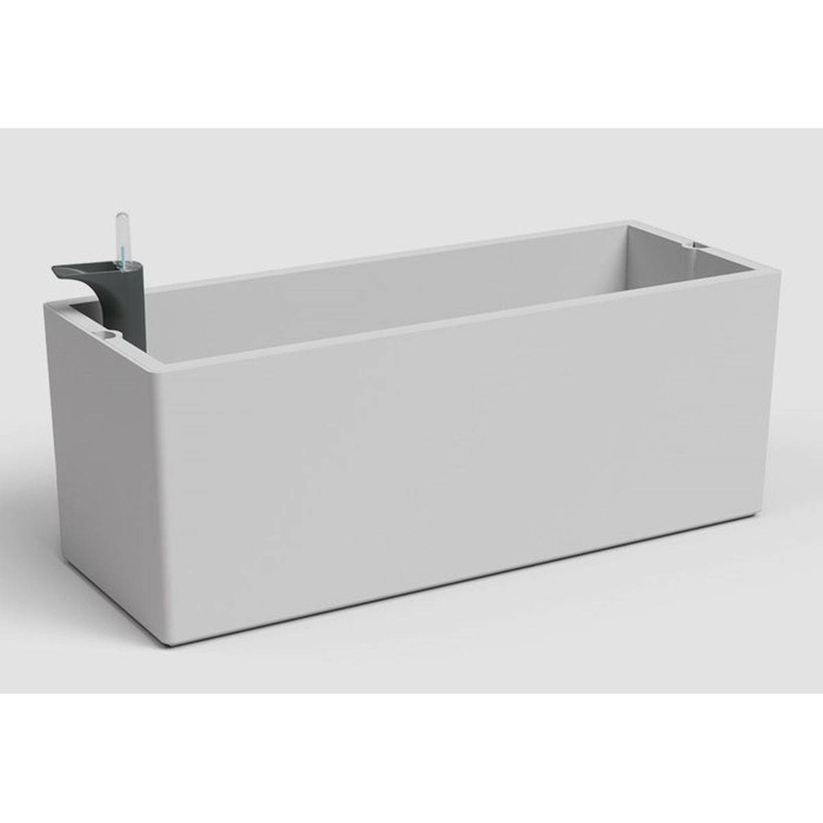 Artevasi - Jardinière rectangulaire auto-arrosante SWS 51 x 20 x 20 cm gris clair ARTEVASI - Image 1