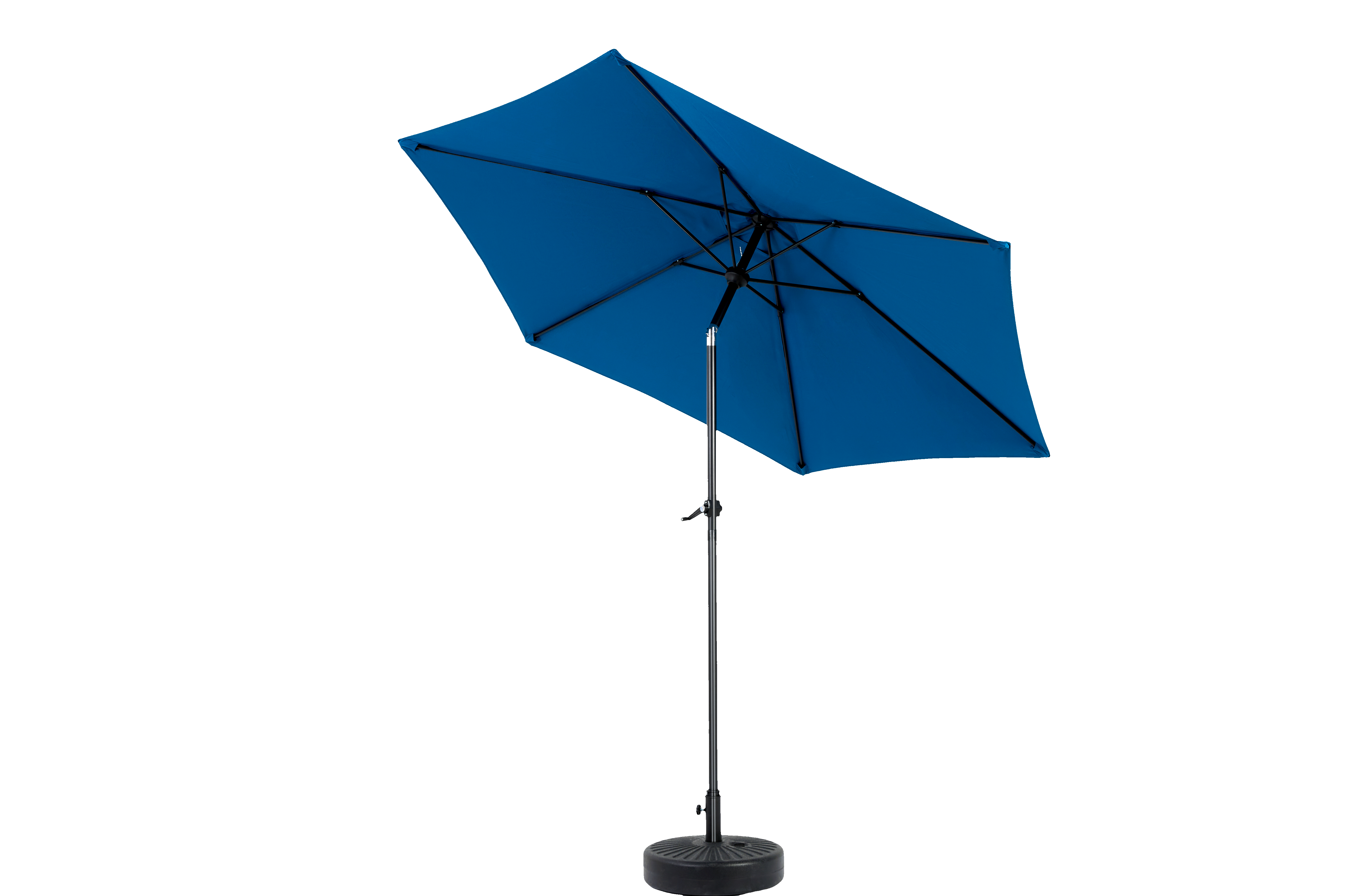 PANGIVO - Parasol rectangulaire extérieur acier bleu foncé 274.5 x 122 x 244 cm - PANGIVO - Image 2