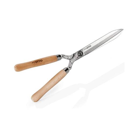Cisaille de jardin Taille haies 51cm Manche bois Inox Lame 18 cm Fer forgé à la main VITO - Imagen 1