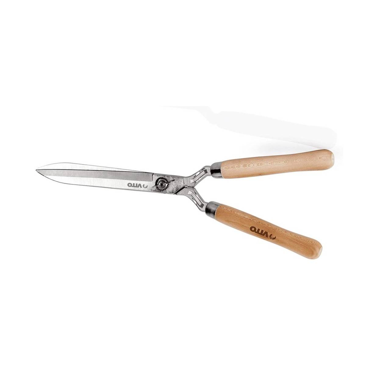Cisaille de jardin Taille haies 51cm Manche bois Inox Lame 18 cm Fer forgé à la main VITO - Imagen 2