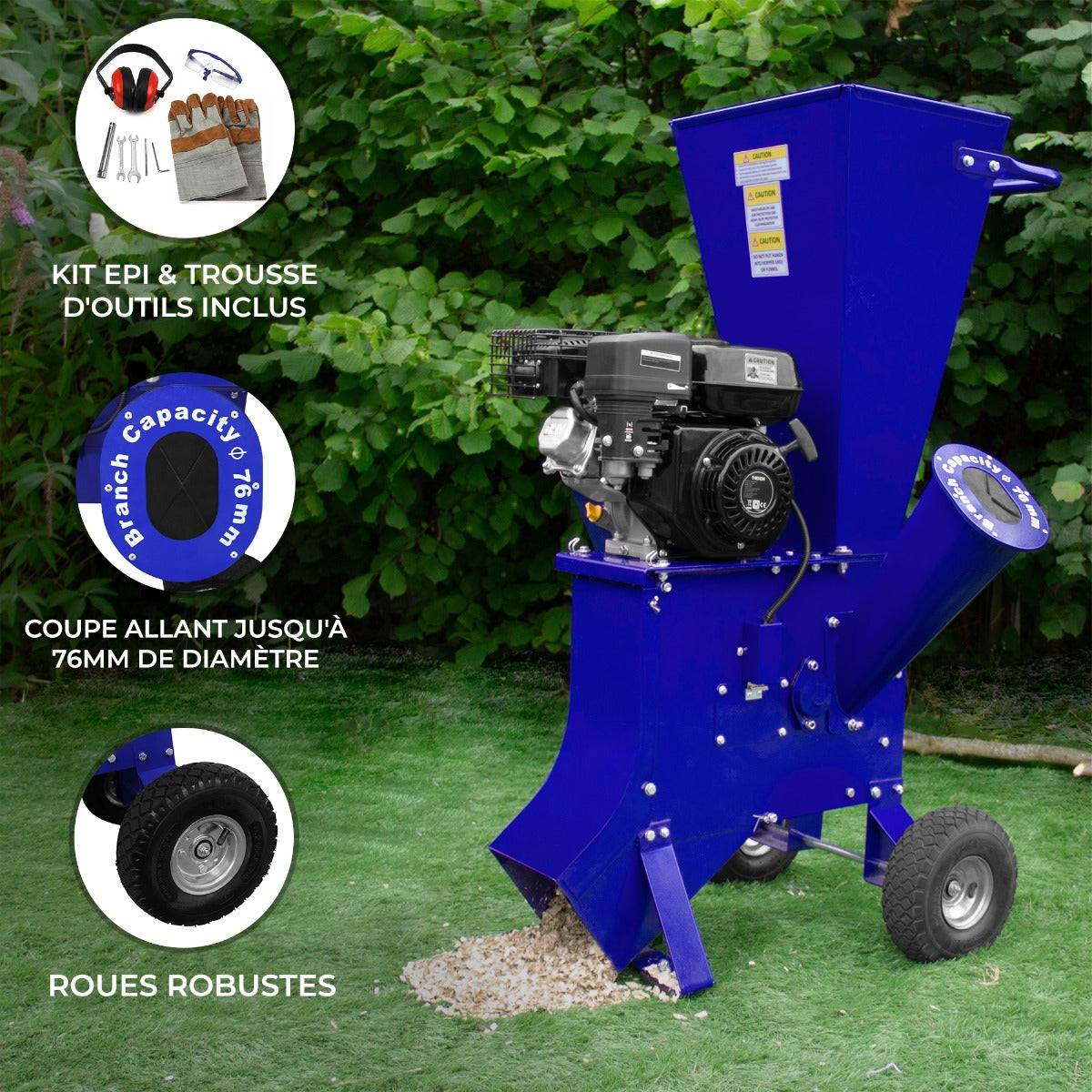 Déchiqueteuse de Bois 7CV - Imagen 2