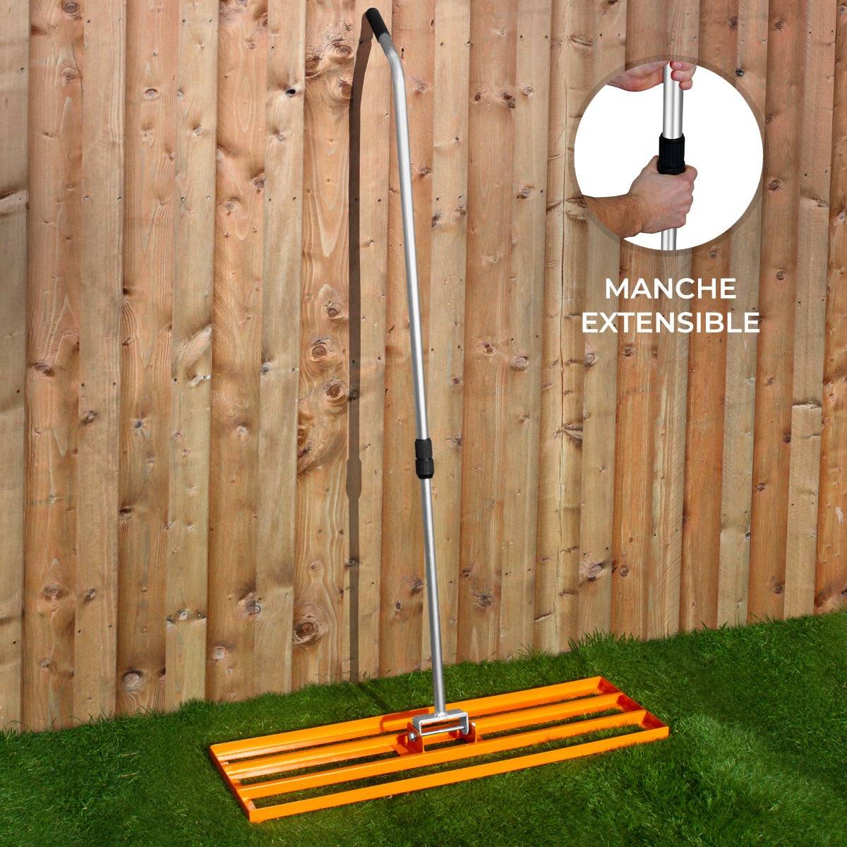 Monstershop - Râteau de Nivellement Orange - 100 cm - Image 2
