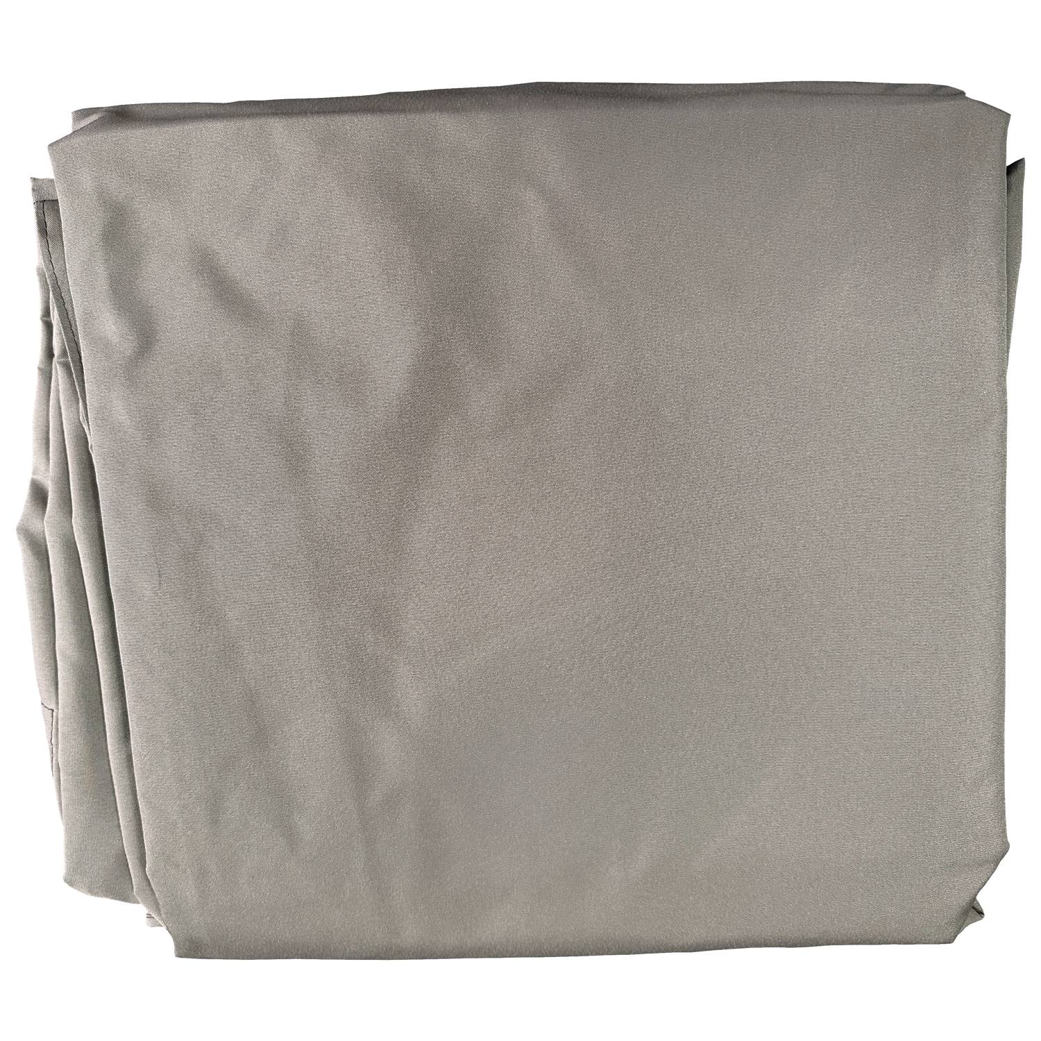 Happy Garden - Toile pour parasol droit HAPUNA rond 3,30m de diamètre taupe - HAPPY GARDEN - Image 1