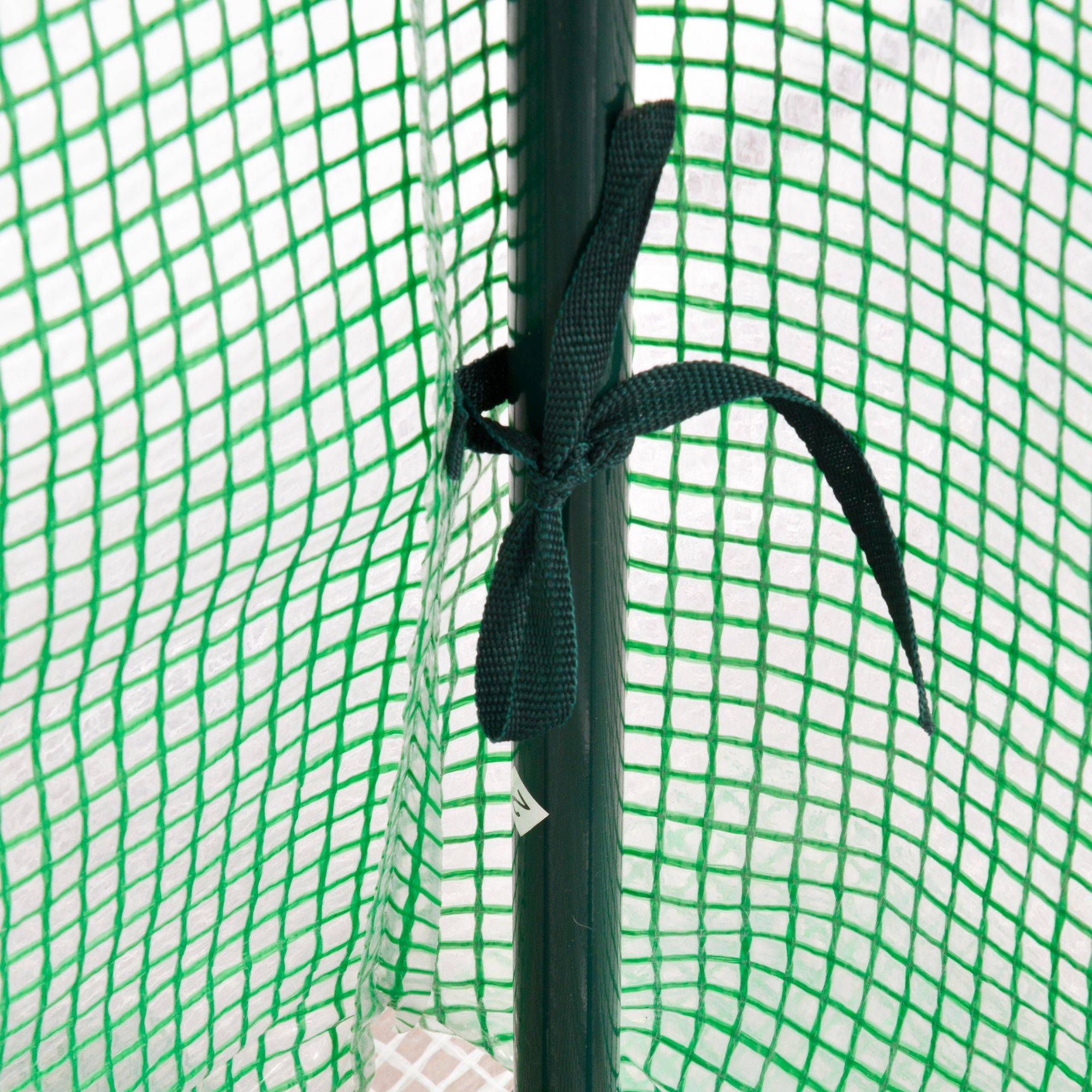 Serre à Tomates 3m² Acier Bâche PE 2 fenêtres latérales pour potager 3x1x2m Vert - ComfortXL Outdoor Living - Image 10