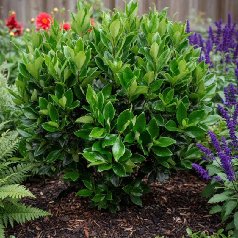 Troène du Texas, Ligustrum à fleurs Blanche/ - feuillage Persistant - Pot de 7,5L - 60/80 cm - Image 3