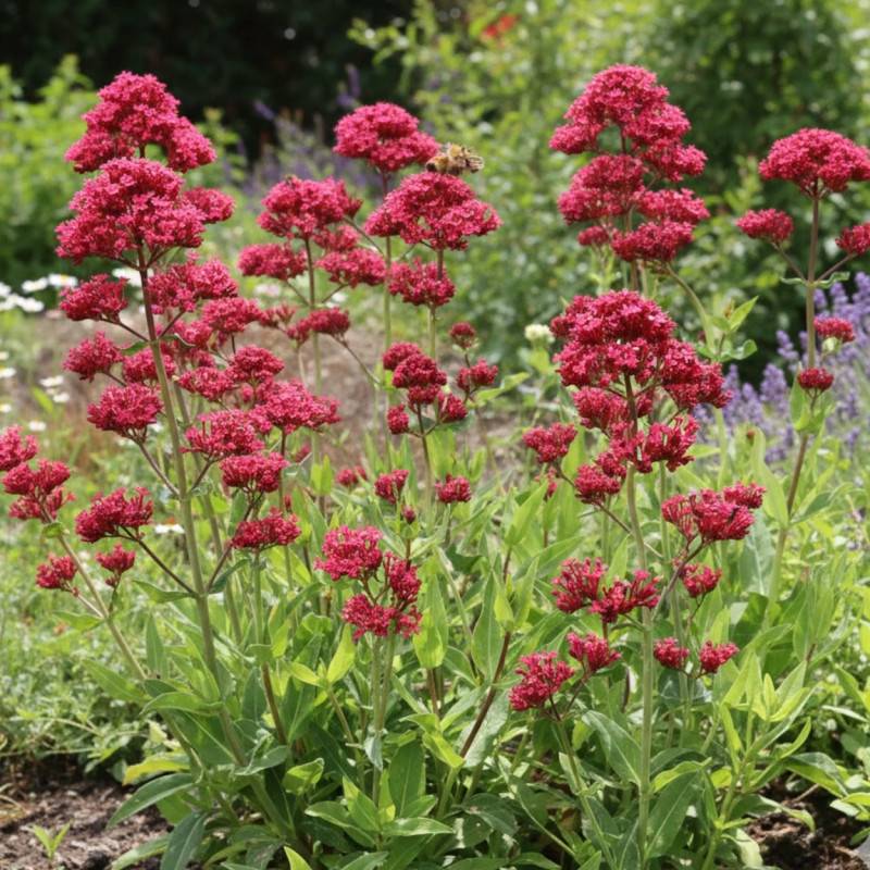 Valériane des jardins rouge à fleurs Rouge/ - feuillage Caduc - Godet - 5/20 cm
