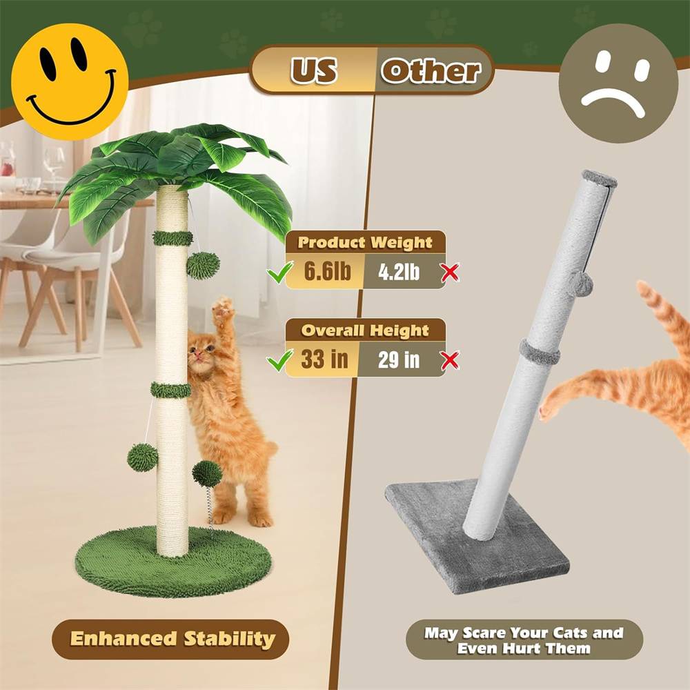Griffoir pour Chats 80 cm - Cocotier DtopbuyAge - Image 5