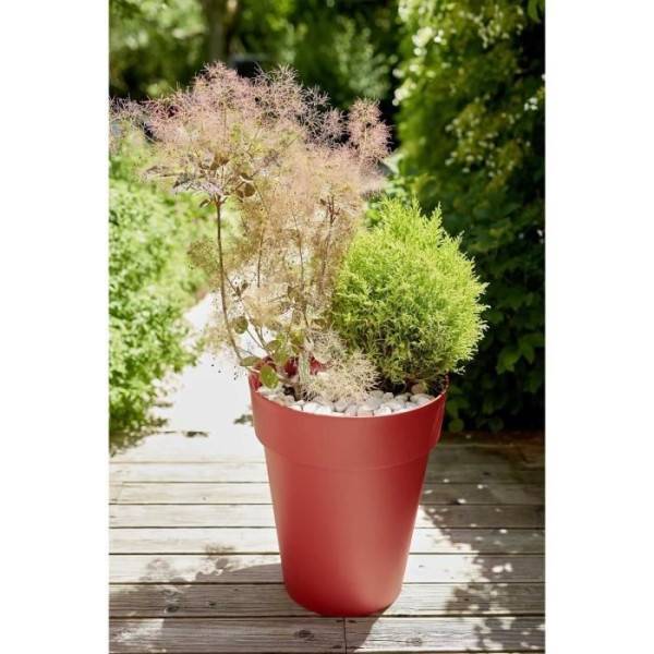 Sans Marque - Eda Vase Toscane Mi-haut - ø 44 X 53 Cm - 50 L - Rouge Rubis - Image 3