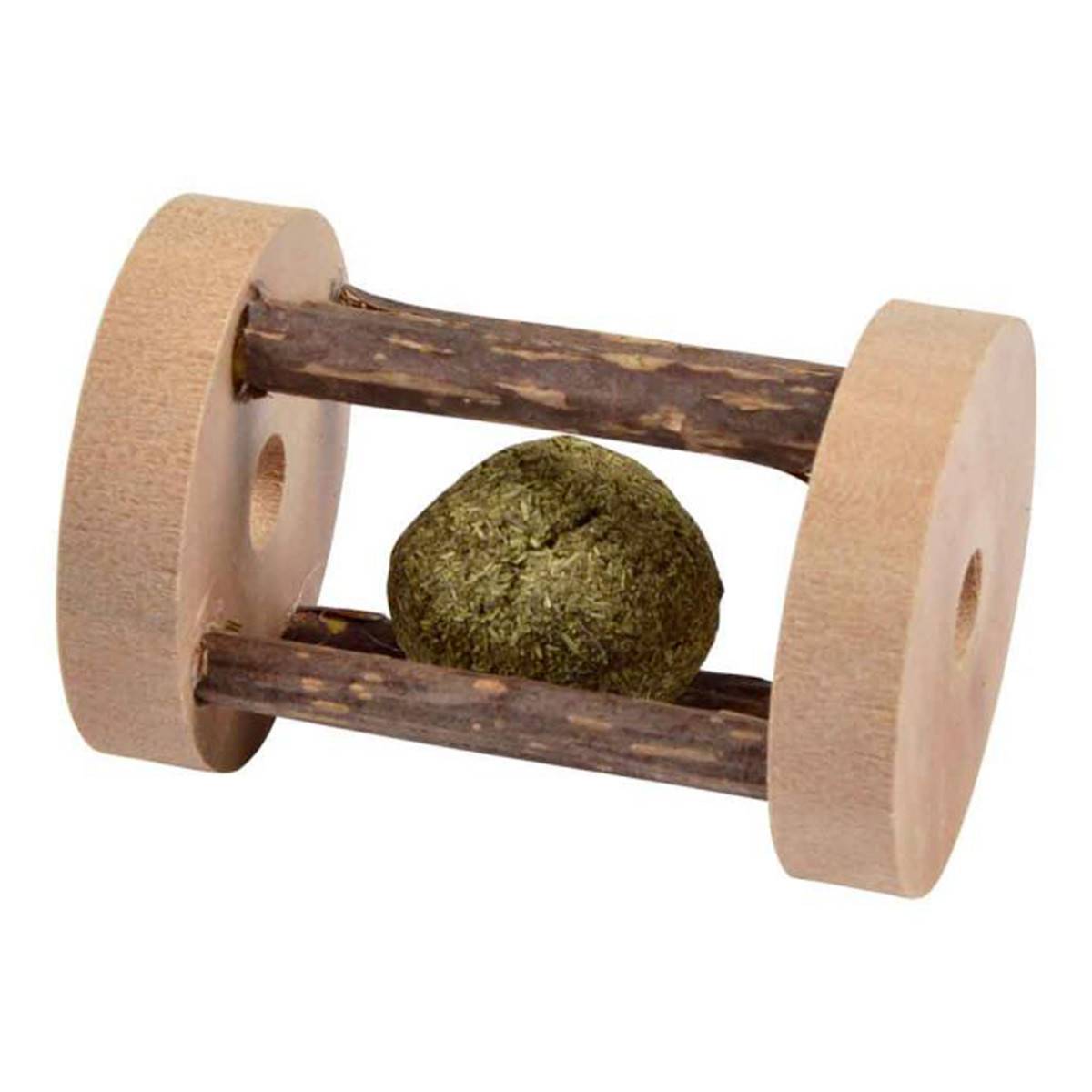 Love Story - Jouet Rouleau pour Chat "Matatabi" 6cm Naturel - Image 1
