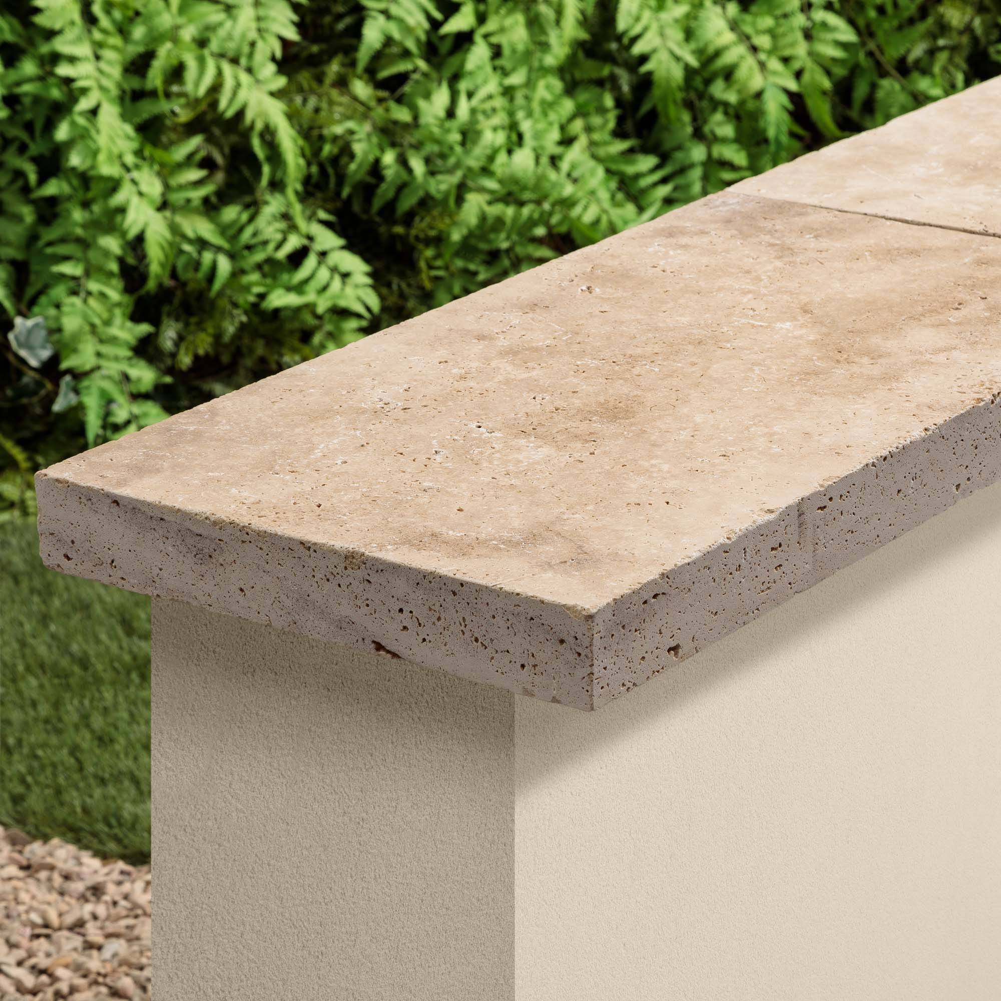 Couvertine Travertin Beige Nuancé 61x33x5 cm (à l'unité) - RO'MA NATURE - Image 1