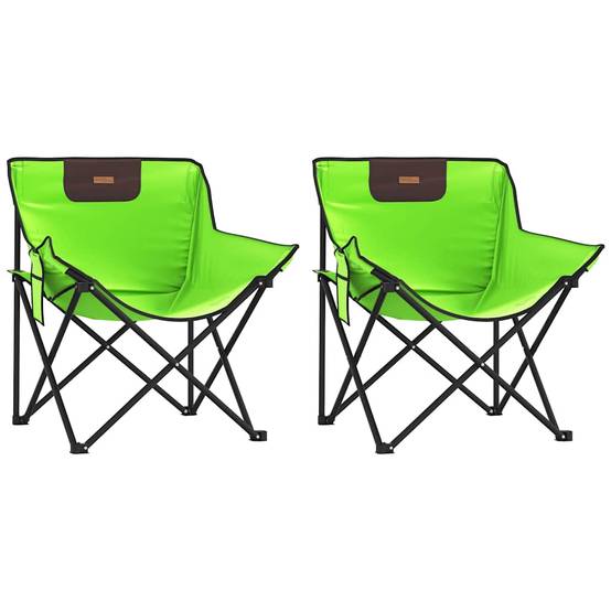 Lot de 2 Chaise pliante - balcon Cassopolis Vert 59 X 54 X 67 cm - P87211V - Imagen 2