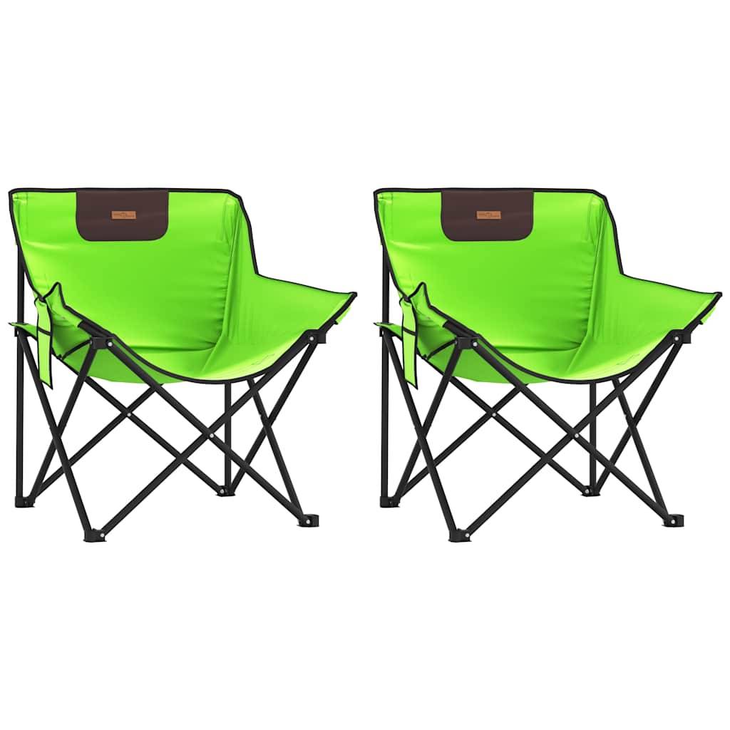 Lot de 2 Chaise pliante - balcon  Cassopolis Vert 59 X 54 X 67 cm  - P87211V - Imagen 2