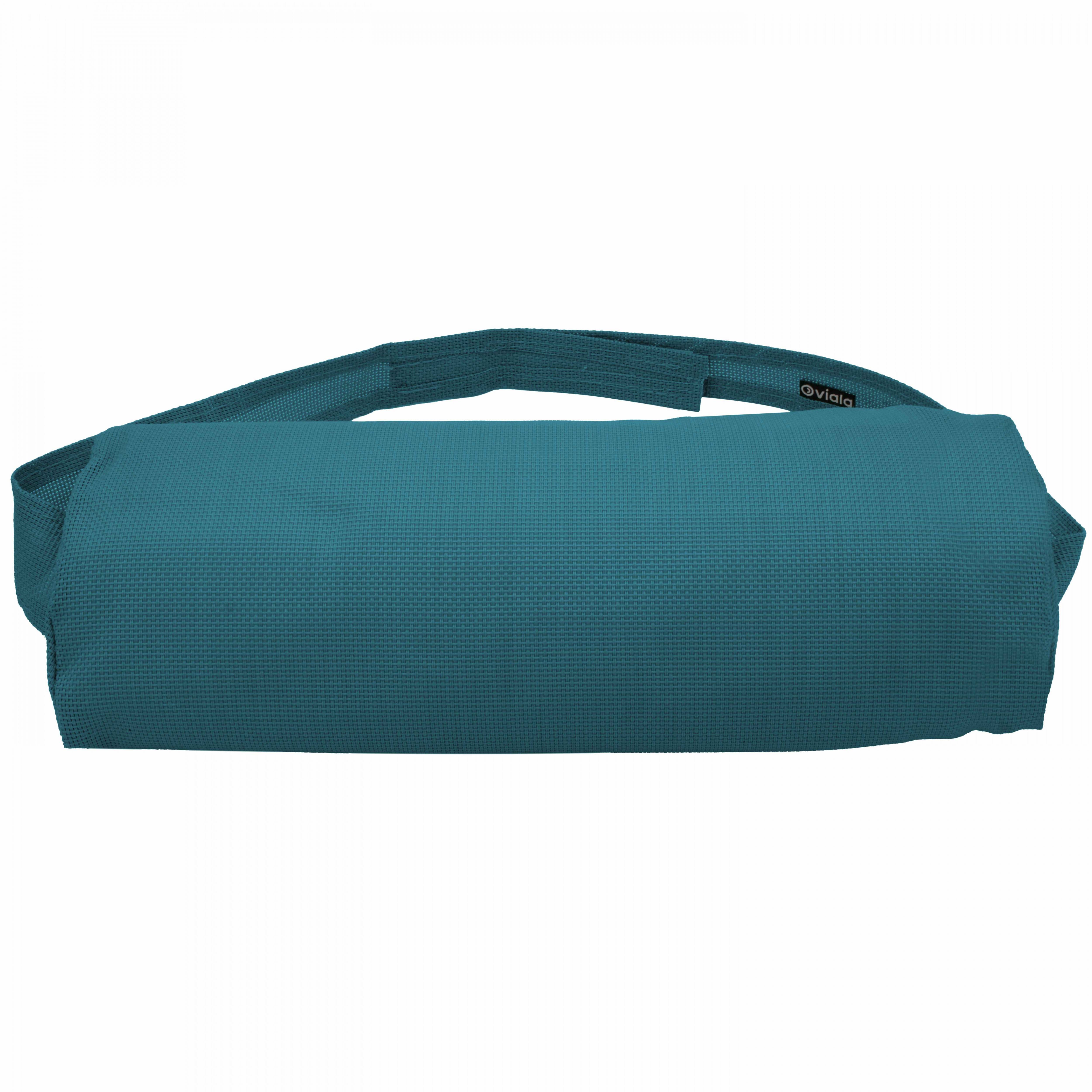 Oviala - Lot de 2 repose-têtes pour bain de soleil textilène bleu pacific Kildy - Oviala - Imagen 3