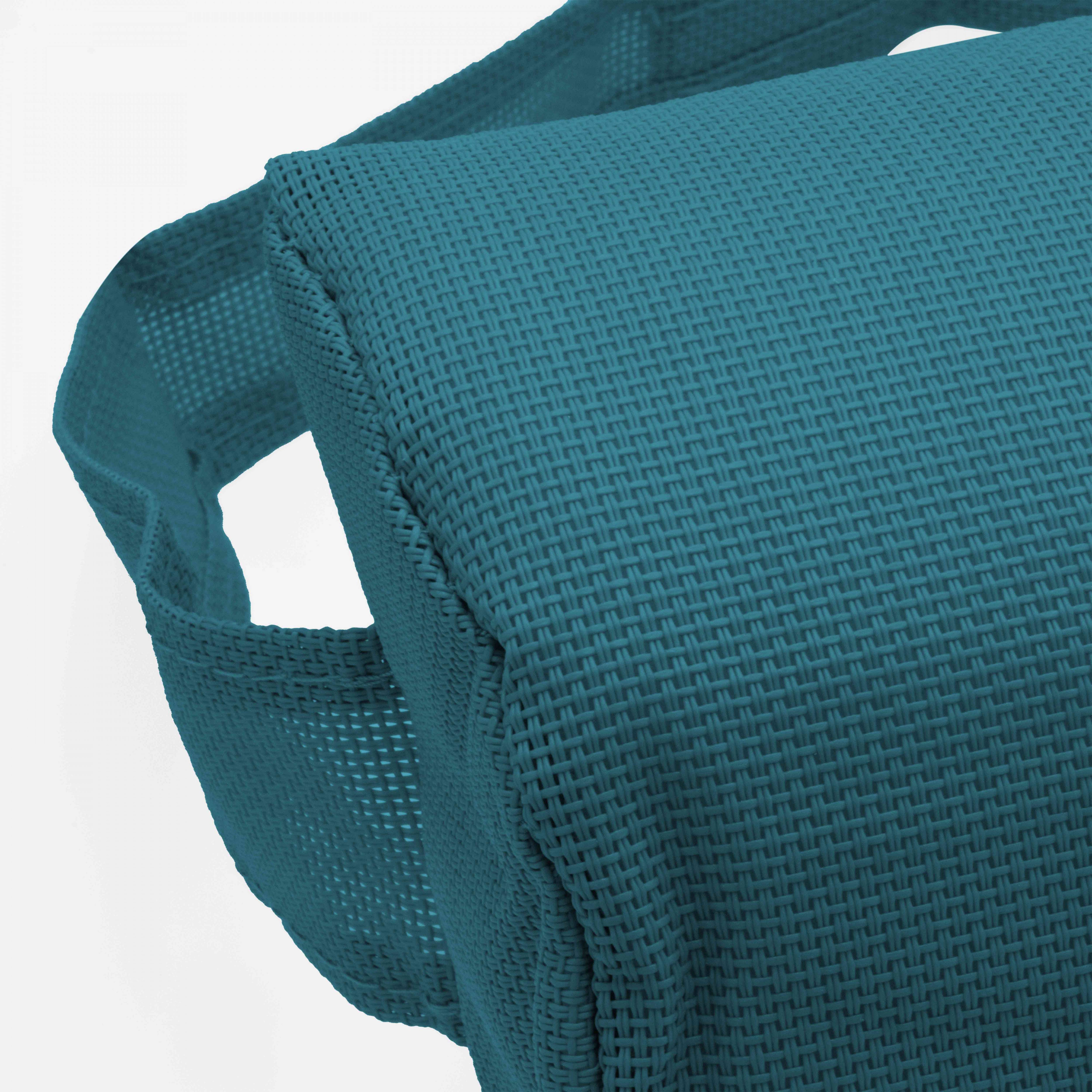 Oviala - Lot de 2 repose-têtes pour bain de soleil textilène bleu pacific Kildy - Oviala - Imagen 5
