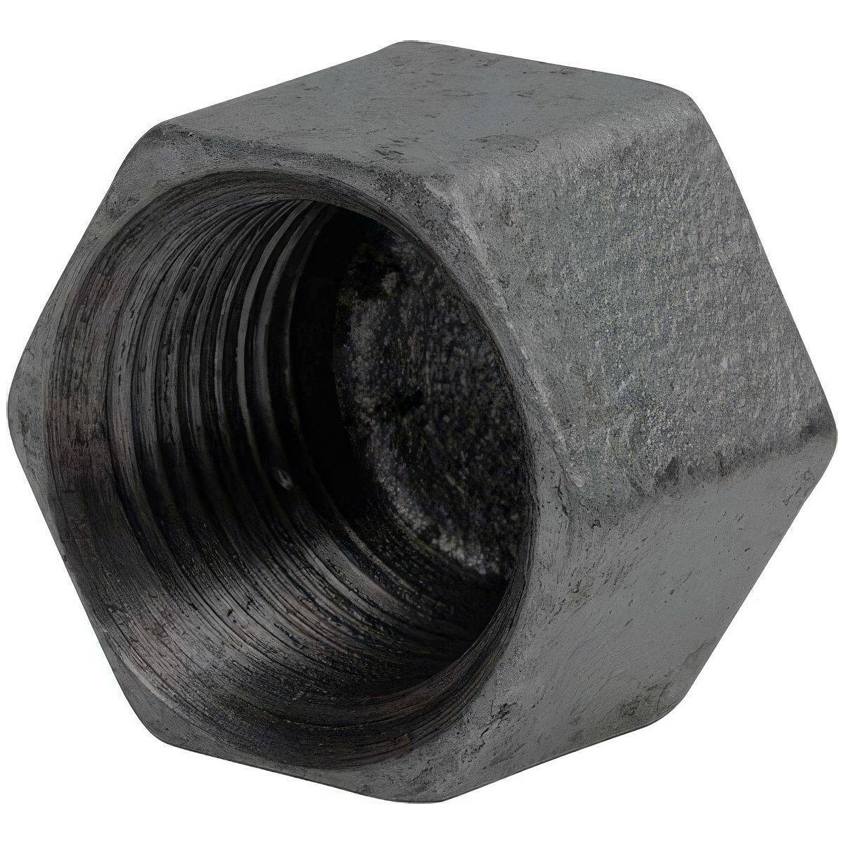 Bouchon Femelle en Fonte Malléable à Cœur Noir - 3'' - Image 1