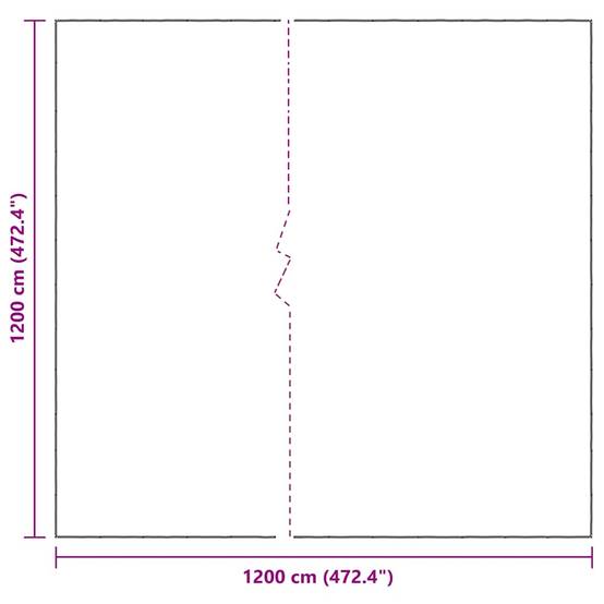Bâche Géante Carrée Transparente en Polyéthylène Imperméable pour Usage Industriel 12x12 m – ComfortXL Outdoor Living - Image 7