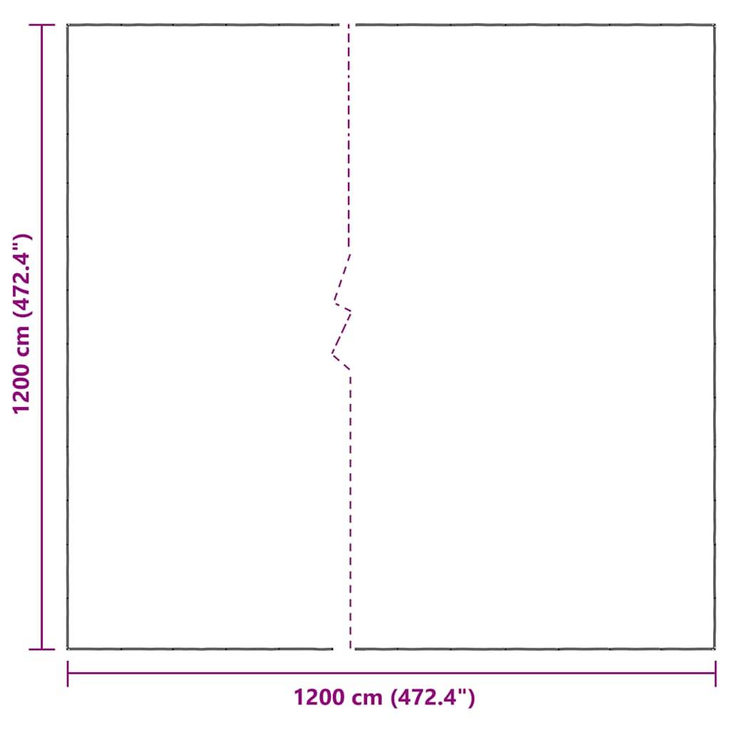 Bâche Géante Carrée Transparente en Polyéthylène Imperméable pour Usage Industriel 12x12 m – ComfortXL Outdoor Living - Image 7