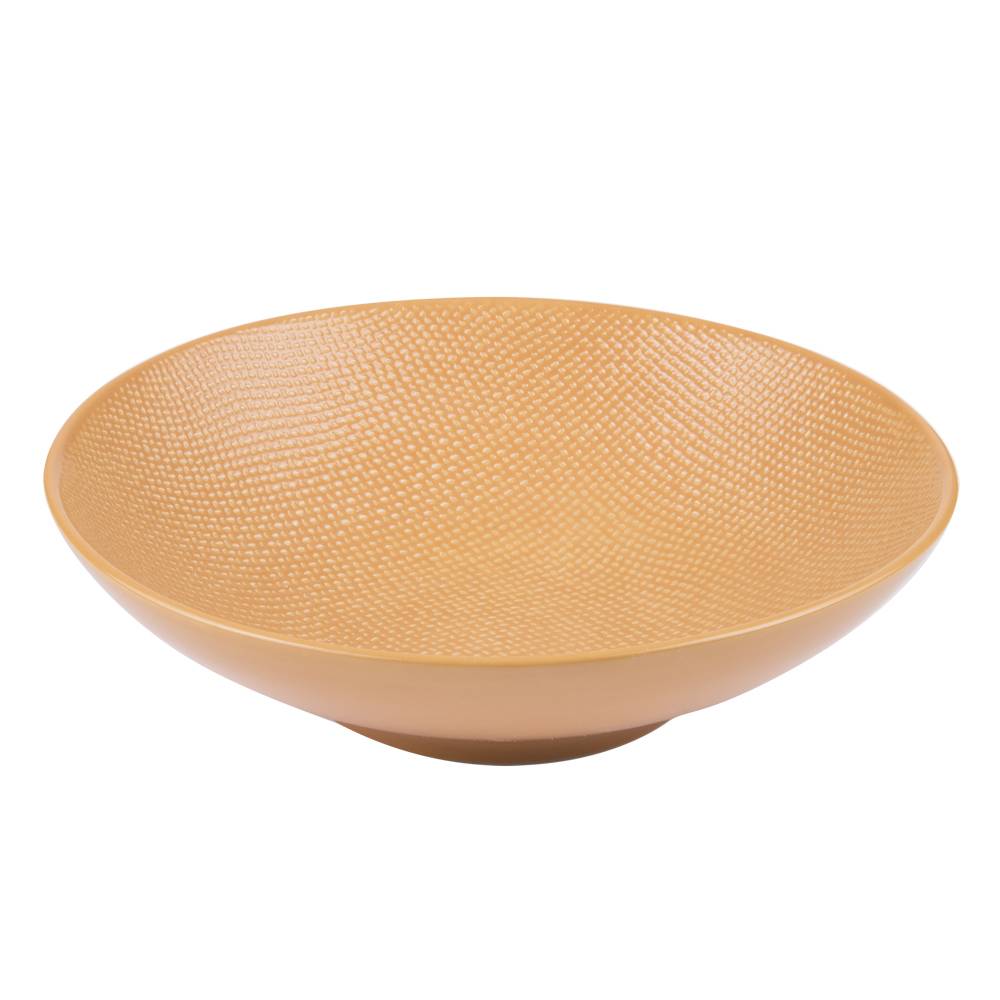 Table Passion - Plato hondo Vésuvio azafrán 19 cm (juego de 6) - Imagen 2