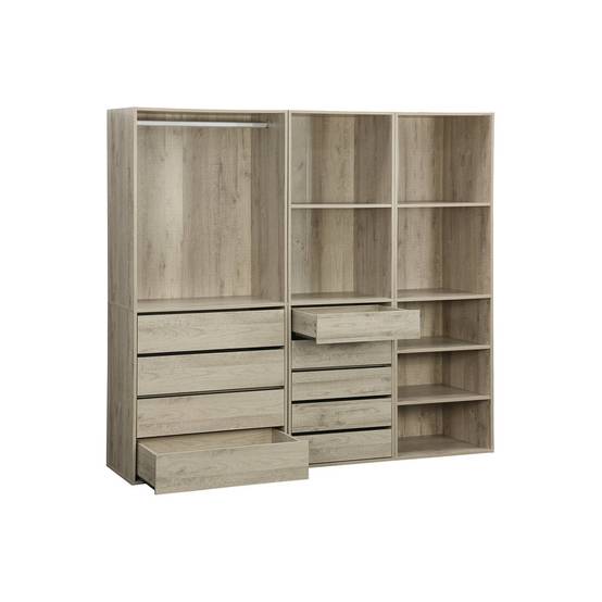 sweeek - Kit dressing modulable 3 éléments MODULO. naturel. 200 x 45 x 180 cm | sweeek - Image 5