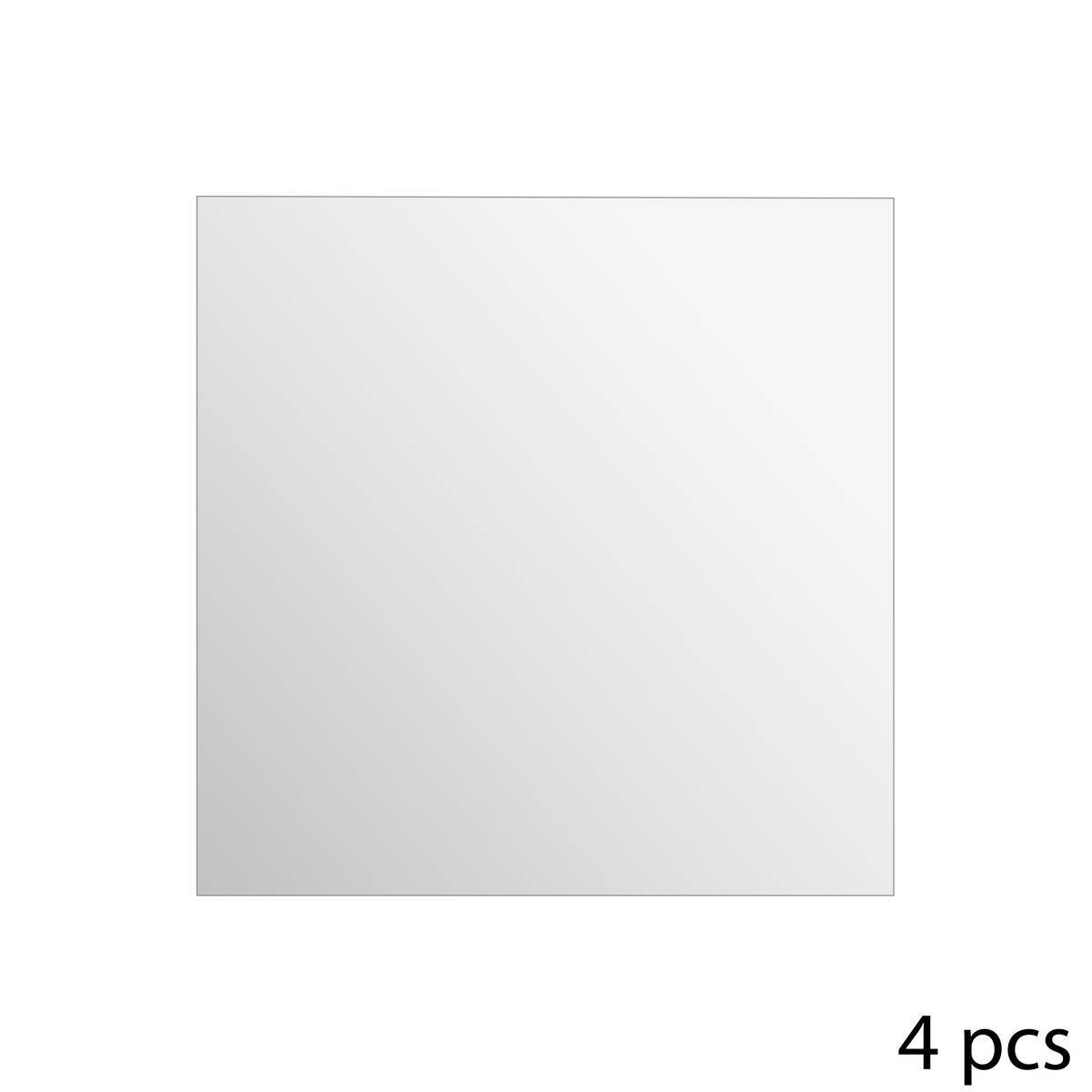 Atmosphera - Lot de 4 miroirs carrés adhésifs 30X30 - 5five - Imagen 3
