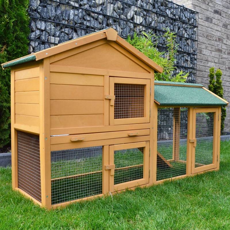 Cage Clapier Enclos lapin  145x53x86 cm Modele: 001 Villa Lapin BB LOISIR - Image 6