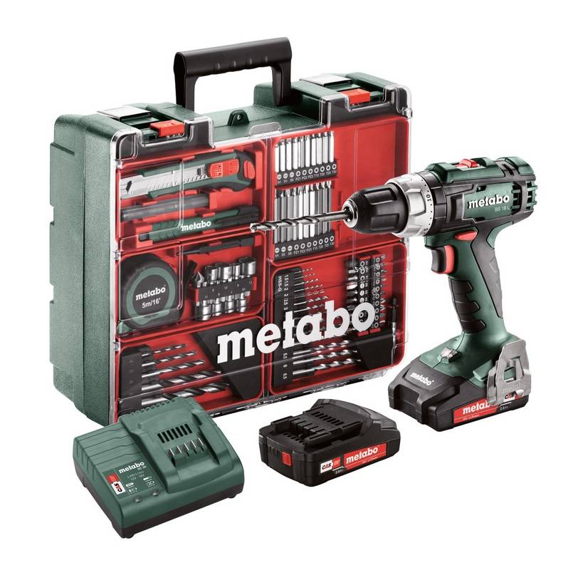 Metabo - Perceuse-visseuse 18V BS 18 L Set + 2 batteries 2Ah + chargeur + coffret - METABO - 602321870 - Imagen 1