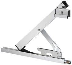 Compas pour OL90 avec palier d'accrochage GEZE - Course 170 mm - Noir - 74509 - Image 1
