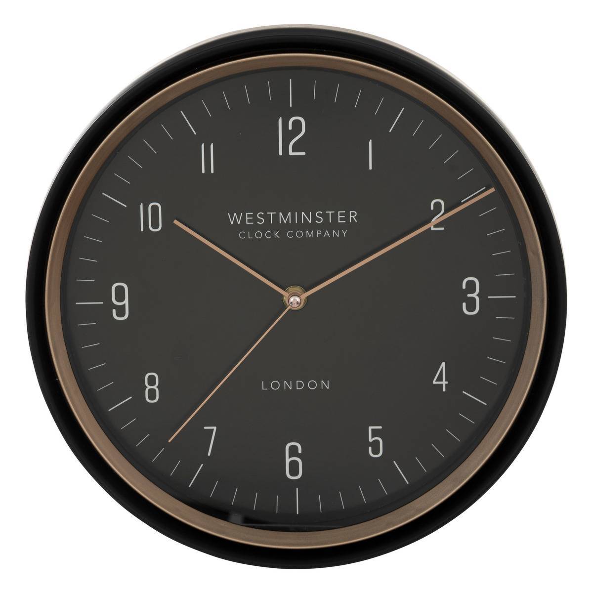 Atmosphera - Horloge "Sven" D29cm noir - Atmosphera Créateur d'intérieur - Imagen 1