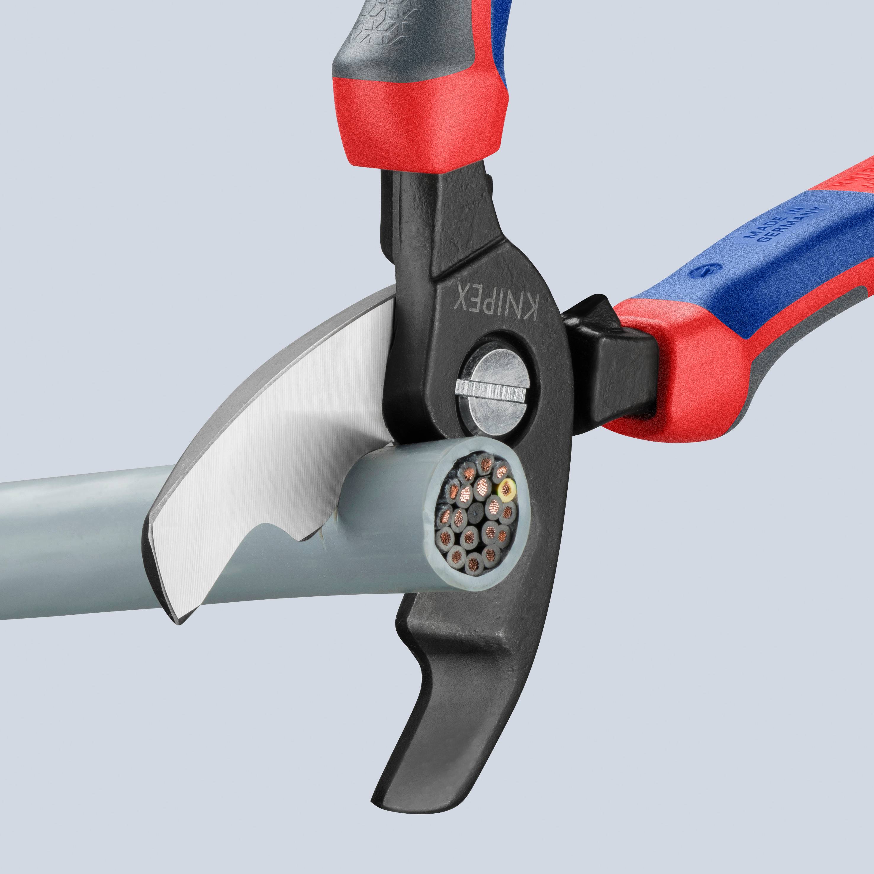 Knipex - Coupe-câbles - KNIPEX - double tranchants - 200 mm - Poignées multi-composants - 95 12 200 - Image 2
