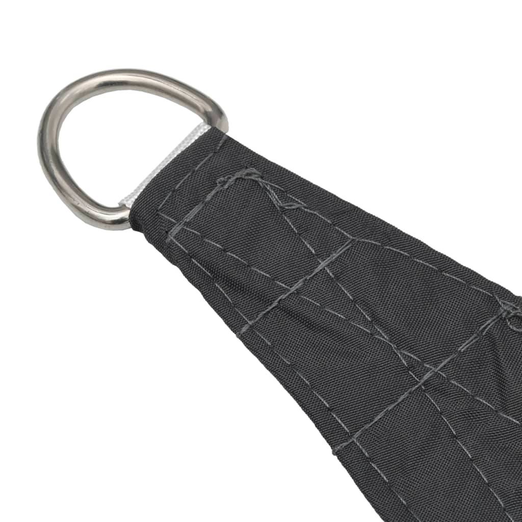 Helloshop26 - Voile d'ombrage parasol tissu oxford rectangulaire 2 x 5 m anthracite - Imagen 4
