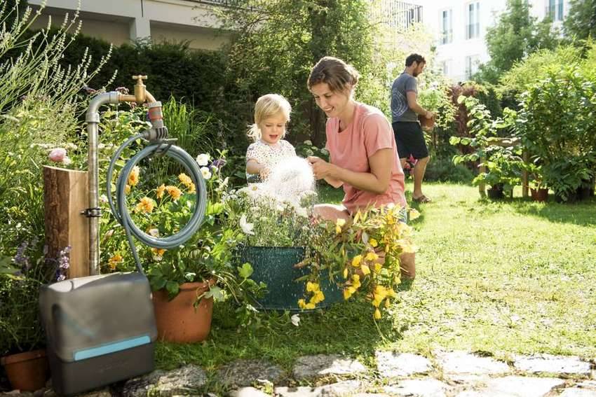 Gardena - Tuyau spiral avec support intégré - pour balcons et terrasses - 7,5 m Gardena - Imagen 2