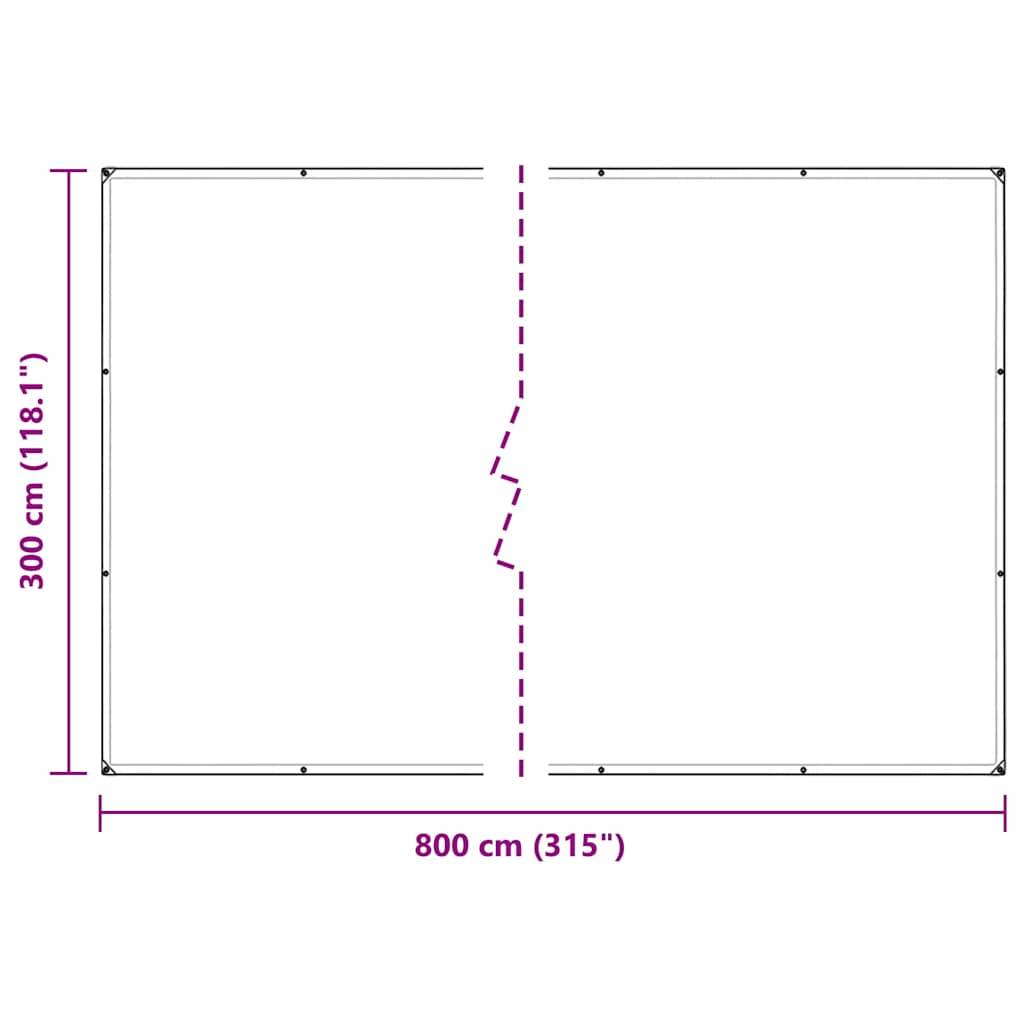 PANGIVO - Couverture végétale PVC transparent et blanc 800 x 300 cm - PANGIVO - Image 10