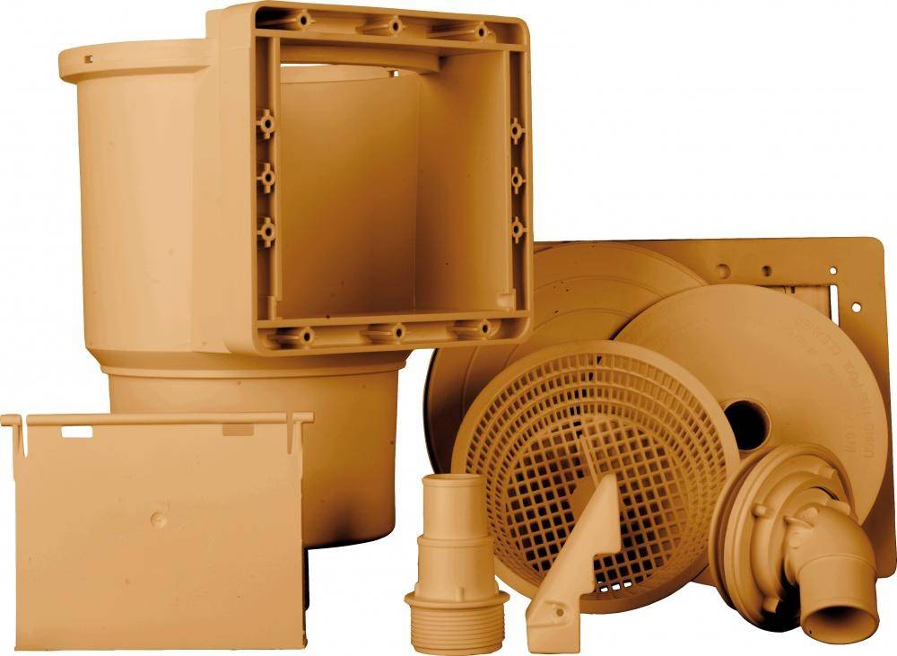 Gre Pools - Ensemble skimmer pour piscines acier GRE - Marron Gre Pools - Imagen 2