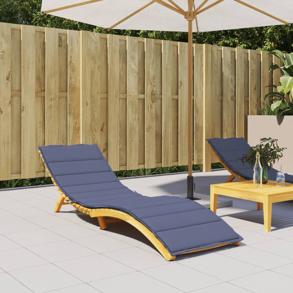 PANGIVO - Coussin de chaise longue tissu oxford bleu marine 200 x 50 x 4 cm - PANGIVO - Image 1