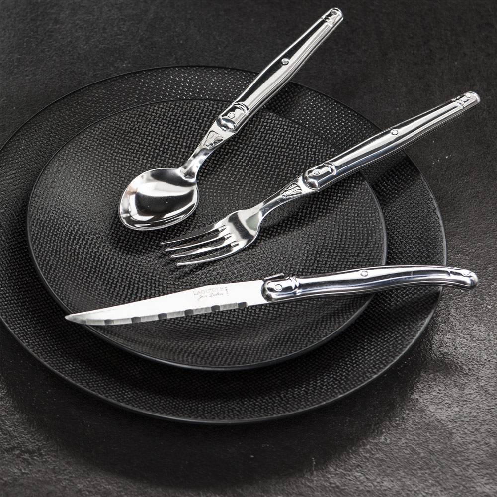 Coffret 6 cuillères de table Laguiole en inox - Imagen 4