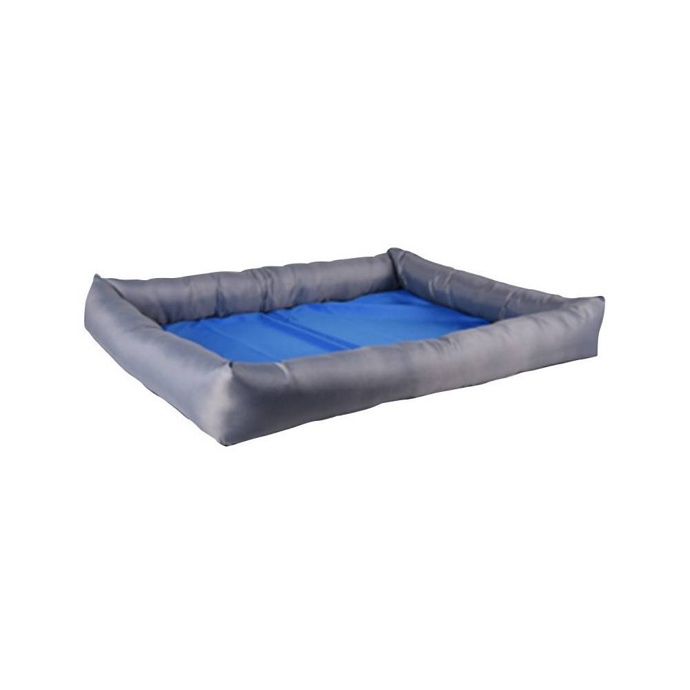 Coussin rafraîchissant FRESK taille M 60 x 50 x 8.5 cm bleu/gris pour chien - Image 2