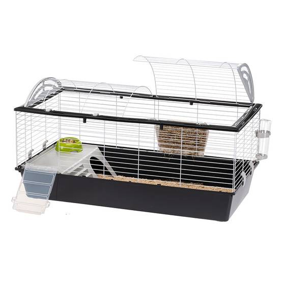 Ferplast - FERPLAST Cage pour Rongeurs CASITA 120 pour Lapins, Cochons d'Inde, Cochons d'Inde, en Métal, Accessoires inclus : Mangeoire, Abreuvoir, Abreuvoir, - Image 1