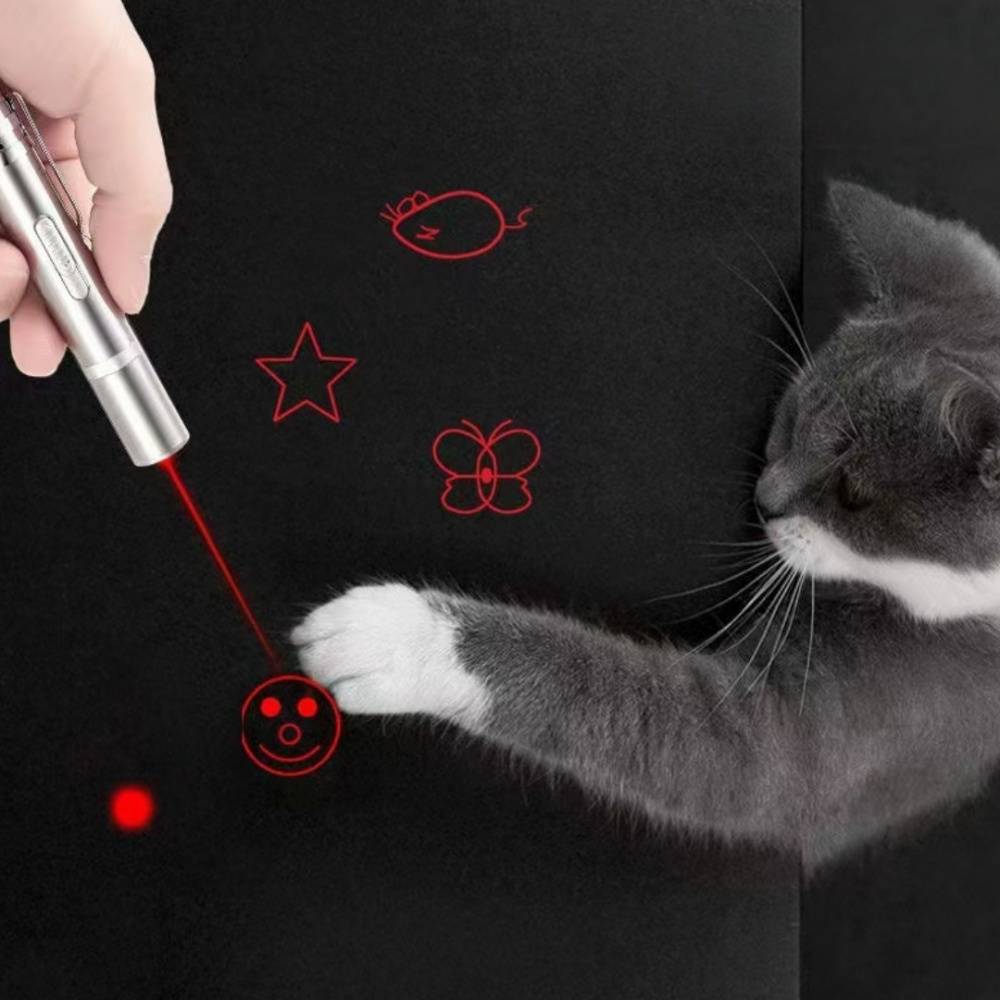 Jouets pour chats-Jouet Interactif LED Intelligent USB Rechargeable pour Chats et Chiens- Living123 - Image 7